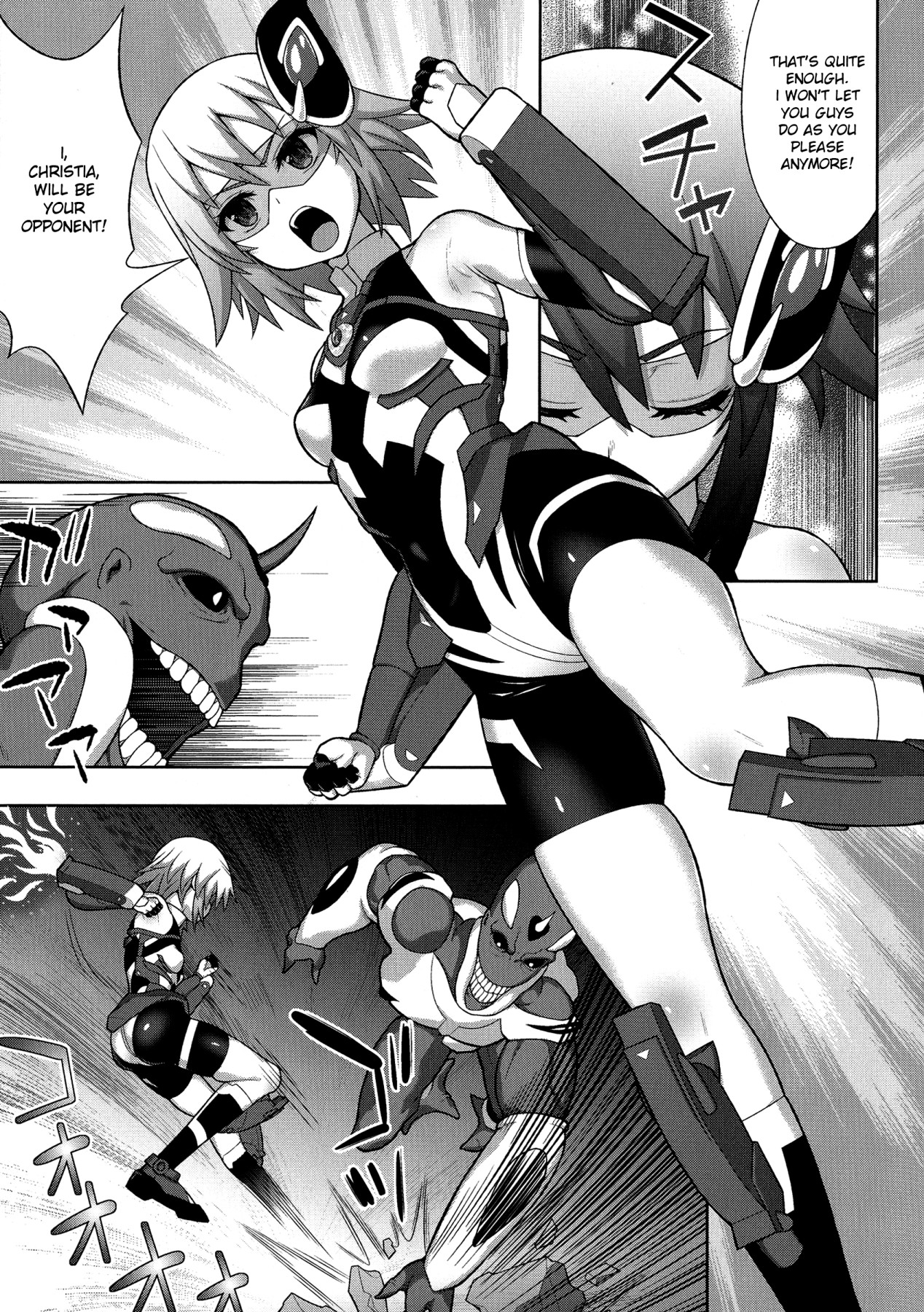 Hentai Manga Comic-Shining Warrior Christia-Chapter 1-7